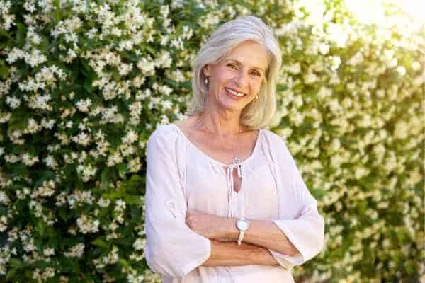 Older woman happy with urinary incontinence treatment West Ruislip
