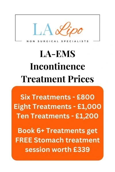 LA-EMS Incontinence Treatment Prices West Ruislip