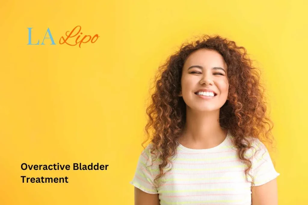 woman smiling about overactive bladder treatment West Ruislip solutions